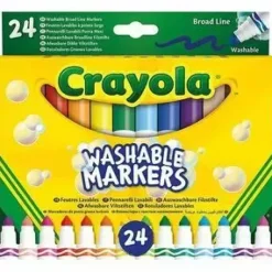 CRAYOLA ROTULADOR SUPERLAVABLE MAXIPUNTA 24COLORES 58-6570 MAK630746