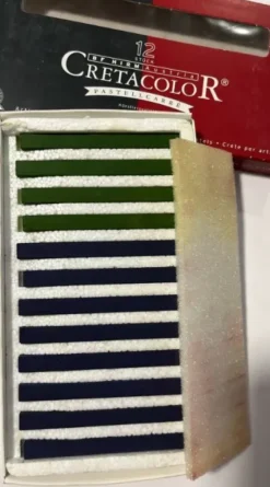 CRETACOLOR BARRA PASTEL VERDEMUSGO MORADO OSCURO