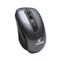 CROMAD RATON INALAMBRICO - HASTA 10 METROS DE ALCANCE - INCLUYE MINI RECEPTOR USB - MAXIMA AUTONOMIA DE BATERIA, HASTA 12 MESES - 3 BOTONES ACCESIBLES - BATERIA 1 X AA (NO INCLUIDA) - DISEÑO COMODO -