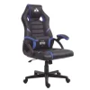 CROMAD SERIE NITRO SILLA GAMING - ALTURA REGULABLE CON PISTON DE GAS CLASE 2 - COJIN LUMBAR - COLOR NEGRO/AZUL