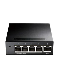 CUDY GS105 SWITCH 5 PUERTOS GIGABIT ADAPTABLES 10/100/1000 MBPS