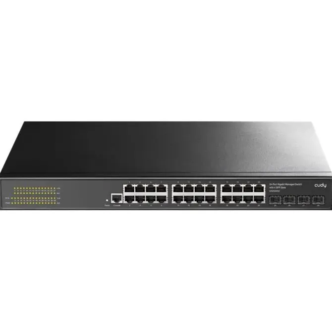 CUDY GS2024S2 SWITCH GIGABIT DE 24 PUERTOS CON 4 PUERTOS GIGABIT SFP