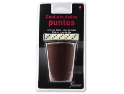 DADOS POKER FORUNIER CON CUBILETE EN BLISTER