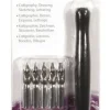 DALER ROWNEY SIMPLY PACK DE 1 PORTA PLUMA Y 5 PLUMILLAS - COLOR NEGRO