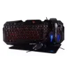 DEEPGAMING DEEPX-WING2 PACK GAMING TECLADO USB + RATON USB 7200DPI + AURICULARES JACK 3.5MM + ALFOMBRILLA - ILUMINACION LED EN 3 COLORES - COLOR NEGRO