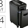 DESTRUCTORA DE DOCUMENTOS Q-CONNECT KF15547 CAPACIDAD DE CORTE 8 H DESTRUYE GRAPAS CLIPS Y TARJETAS PAPELERA 15L