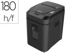 DESTRUCTORA DE DOCUMENTOS Q-CONNECT CAPACIDAD CORTE 180 H AUTO / 10 H MANUAL DESTRUYE GRAPAS CLIPS Y TARJETAS