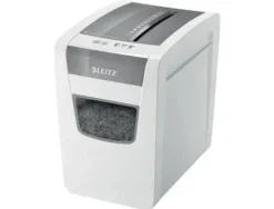 DESTRUCTORA DE DOCUMENTOS LEITZ IQ SLIM HOME OFFICE 150 CAPACIDAD DE CORTE 10 HOJAS DESTRUYE GRAPAS Y CLIPS