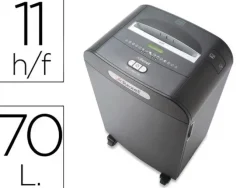 DESTRUCTORA DE DOCUMENTOS REXEL ANTIATASCO MERCURY RDM1170 CAPACIDAD DE CORTE 11 H DESTRUYE GRAPAS Y CLIPS
