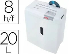 DESTRUCTORA DE DOCUMENTOS HSM SHREDSTAR X10 CAPACIDAD DE CORTE 10H EN PARTICULAS DESTRUYE GRAPAS CLIPS CD Y TARJETAS