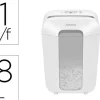 DESTRUCTORA DE DOCUMENTOS FELLOWES LX70 CAPACIDAD 11H SEGURIDAD P4 GRAPAS CLIPS Y TARJETAS PAPELERA 18 L