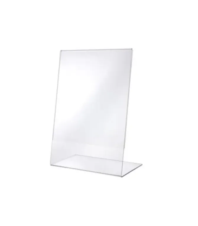 DISPLAY EN L VERTICAL PARA A5 13006P ACRILICO TRANSPARENTE