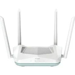D-LINK EAGLE PRO AI AX1500 WIFI 6 SMART ROUTER DOBLE BANDA - HASTA 1200MBPS - 3 PUERTOS RJ45 10/100 MBPS - CONTROL DE VOZ CON GOOGLE/ALEXA - 4 ANTENAS EXTERNAS - MU-MIMO Y OFDMA