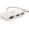 D-LINK HUB USB-C A HDMI, DISPLAYPORT, VGA
