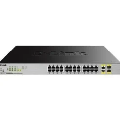 D-LINK SWITCH 26 PUERTOS GIGABIT 10/100/1000 MBPS POE