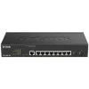 D-LINK SWITCH 8 PUERTOS GIGABIT + 2 SFP