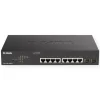 D-LINK SWITCH SEMIGESTIONABLE 8 PUERTOS GIGABIT POE 130W + 2 PUERTOS COMBO