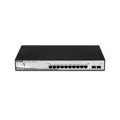 D-LINK SWITCH SEMIGESTIONABLE 8 PUERTOS GIGABIT + 2 PUERTOS GIGA COMBO