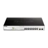 D-LINK SWITCH SEMIGESTIONABLE 8 PUERTOS GIGABIT POE 130W + 2 PUERTOS GIGA COMBO