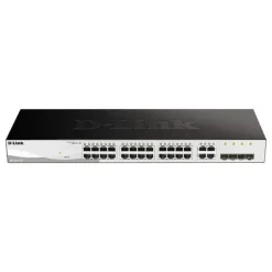 D-LINK SWITCH SEMIGESTIONABLE 24 PUERTOS GIGABIT + 4 PUERTOS GIGA COMBO