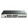 D-LINK SWITCH SEMIGESTIONABLE 16 PUERTOS GIGABIT + 2 PUERTOS GIGA COMBO + 2 PUERTOS 10G SFP+