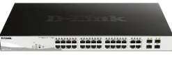 D-LINK SWITCH SMART 24 PUERTOS GIGABIT POE + 4 SFP COMBO