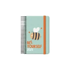 DOHE AGENDA ESPIRAL DOHE 2025 CUTE BEE YOURSELF DIA PAGINA TAPA PLASTIFICADA 150X210 MM
