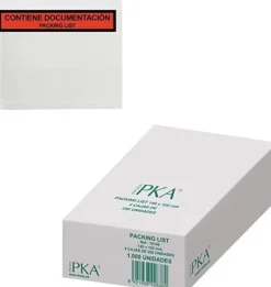 DOHE CAJA 250 SOBRES PORTADOCUMENTOS 140 X 125 MM REF. P.DOCUFIXC7IM.