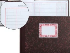 DOHE CUADERNO CARTONE CAJA - CUARTO APAISADO - LOMERA DE TELA - 100 HOJAS OFFSET DE 70GR