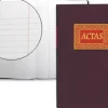 DOHE LIBRO DE ACTAS FOLIO NATURAL - ENCUADERNACION EN TELA - 100 HOJAS PAPEL OFFSET REGISTRO DE 100GR