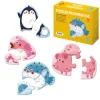 DOHE PACK DE 4 PUZZLES PARA NIÑOS DE 2/3 PIEZAS - TEMATICA ANIMALES - DOBLE CAPA DE CARTON - CAPA INTERMEDIA DE CONTRACHAPADO - ESTIMULA IMAGINACION - A PARTIR DE 2 AÑOS
