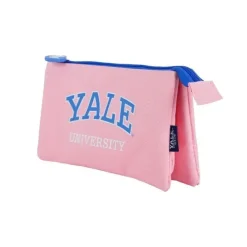 DOHE PORTATODO TRIPLE YALE UNIVERSITY PINK LADY 220X125X25 MM