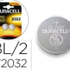 DURACELL DL2032B2 PILA DE BOTON DE LITIO CR2032 3V (2 UNIDADES)