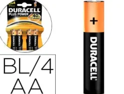 DURACELL PACK DE 4 PILAS RECARGABLES NIHM AA LR6 1.2V 1300MAH PRECARGADAS