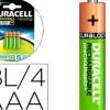 DURACELL PILAS RECARGABLES NIHM AAA LR03 1.2V 850MAH ULTRA - PRECARGADAS - (4 UNIDADES)