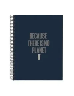 ECOALF BLOC RECICLADO AZUL MARINO 120HOJAS CUADRICULADAS 4 COLORES MR6142