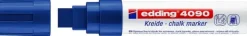 EDDING 4090 ROTULADOR DE TIZA LIQUIDA - PUNTA BISELADA - TRAZO ENTRE 4 Y 15MM - OLOR NEUTRO - COLOR AZUL