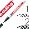 EDDING 751 ROTULADOR PERMANENTE - PUNTA REDONDA - TRAZO ENTRE 1 Y 2 MM. - TINTA OPACA - SECADO RAPIDO - COLOR NEGRO