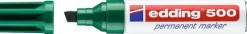 EDDING 500 ROTULADOR PERMANENTE - PUNTA BISELADA - TRAZO ENTRE 2 Y 7 MM. - RECARGABLE - SECADO INSTANTANEO - COLOR VERDE