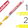 EDDING 751 ROTULADOR PERMANENTE - PUNTA REDONDA - TRAZO ENTRE 1 Y 2 MM. - TINTA OPACA - SECADO RAPIDO - COLOR AMARILLO