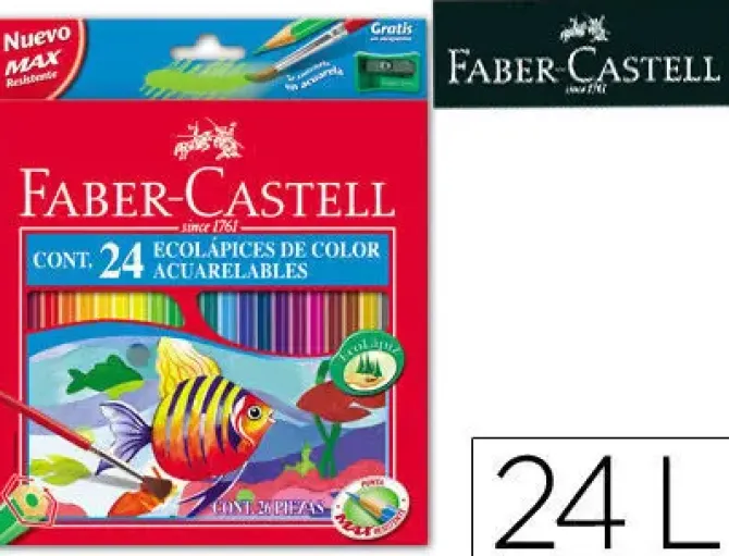 EDDING LAPIZ COLOR ACUAR.FABER 24 114425 MAK175108