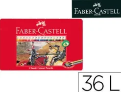 EDDING LAPIZ COLOR FABER METAL 36 COLORES 115886 MAK125041