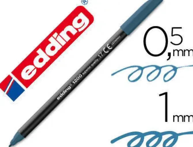EDDING ROTULADOR EDDING 1200 AZUL ACERO 101200-17 AZ MAK119379