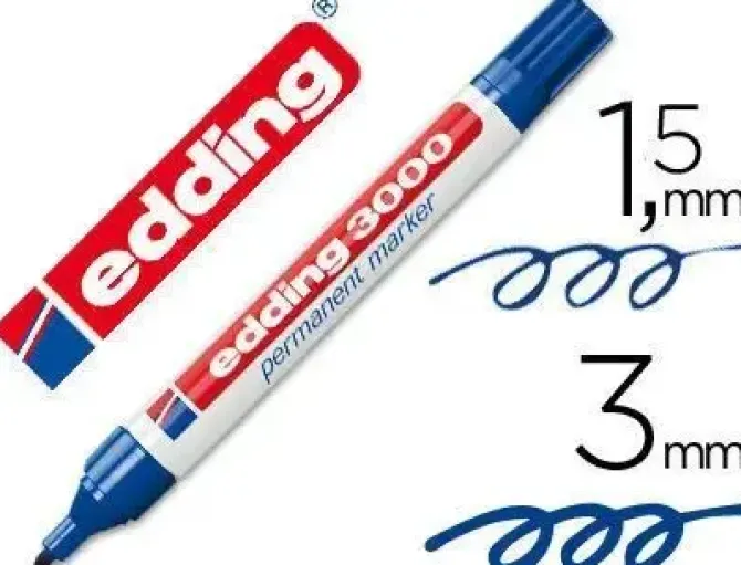 EDDING ROTULADOR EDDING 3000 AZUL 103000-03 AZU MAK080284
