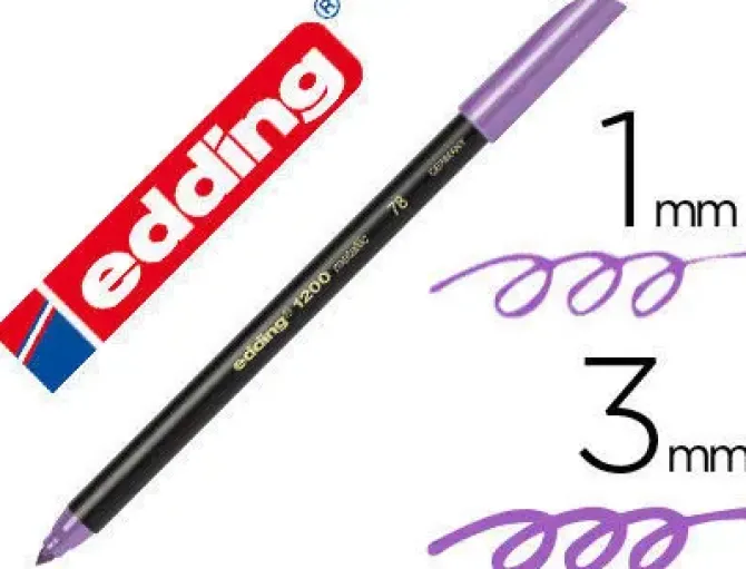 EDDING ROTULADOR EDDING 1200 VIOLETA METALIC 1200-78 MAK119262