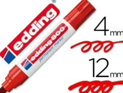 EDDING ROTULADOR EDDING 800 ROJO 800 ROJO MAK080281