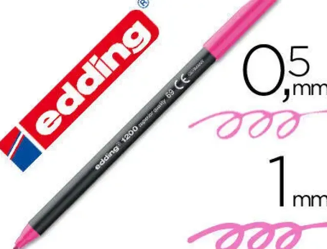 EDDING ROTULADOR EDDING 1200 NEON ROSA 101200-69 ROS MAK119417