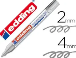 EDDING ROTULADOR EDDING 750 PLATA 10750-54 PLAT MAK080951