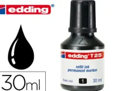 EDDING TINTA EDDING T-25 NEGRA 10T25-01 NEG MAK080303