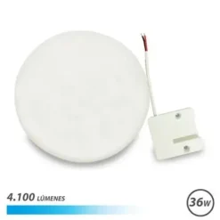 ELBAT APLIQUE REDONDO DE TECHO CON BASE FIJA LED 36W 4100LM - 6500K LUZ FRIA - DIAMETRO 23CM